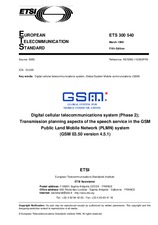 ETSI ETS 300540-ed.5 9.3.1999