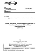 Norma ETSI ETS 300580-5-ed.1 12.9.1994 náhled