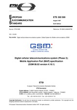 ETSI ETS 300599-ed.6 30.8.1997