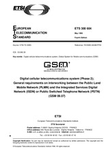 ETSI ETS 300604-ed.4 30.5.1996