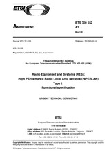 ETSI ETS 300652-ed.1/Amd.1 15.5.1997