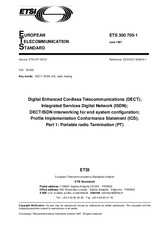 ETSI ETS 300705-1-ed.1 15.6.1997