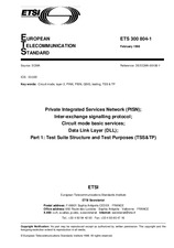 ETSI ETS 300804-1-ed.1 15.2.1998