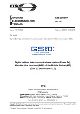 ETSI ETS 300907-ed.1 30.4.1997