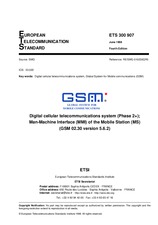 ETSI ETS 300907-ed.4 30.6.1998