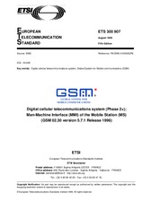 ETSI ETS 300907-ed.5 4.8.1999