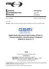 ETSI ETS 300931-ed.2 15.8.1997