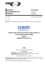 ETSI ETS 300934-ed.4 30.10.1998