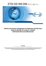 Norma ETSI GS INS 006-V1.1.1 4.11.2011 náhled
