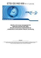 Norma ETSI GS INS 009-V1.1.1 28.9.2012 náhled