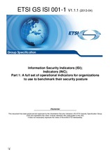 Náhled ETSI GS ISI 001-1-V1.1.1 23.4.2013