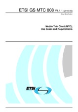 Norma ETSI GS MTC 008-V1.1.1 7.5.2010 náhled