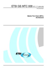 Norma ETSI GS MTC 009-V1.1.1 7.5.2010 náhled