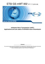 Náhled ETSI GS mWT 002-V1.1.1 25.8.2015
