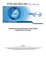 ETSI GS OEU 001-V2.1.1 2.12.2014