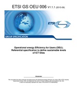 Náhled ETSI GS OEU 006-V1.1.1 15.6.2015