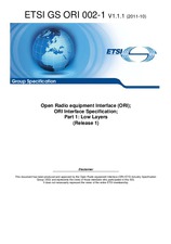 Náhled ETSI GS ORI 002-1-V1.1.1 4.10.2011