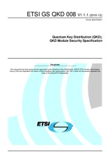Norma ETSI GS QKD 008-V1.1.1 9.12.2010 náhled