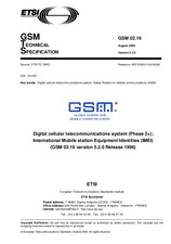 ETSI GTS GSM 02.16-V5.2.0 24.8.2000