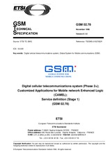 ETSI GTS GSM 02.78-V5.1.0 30.11.1996