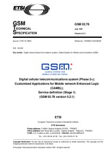 Náhled ETSI GTS GSM 02.78-V5.2.1 30.7.1997