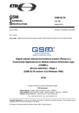 ETSI GTS GSM 02.78-V5.5.0 31.7.1998