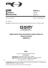 Náhled ETSI GTS GSM 03.01-V5.1.0 30.5.1996