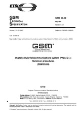 Náhled ETSI GTS GSM 03.09-V5.0.0 30.5.1996