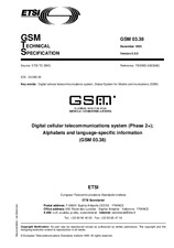 Náhled ETSI GTS GSM 03.38-V5.0.0 15.2.1996