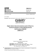 Norma ETSI GTS GSM 03.41-V5.0.0 15.2.1996 náhled