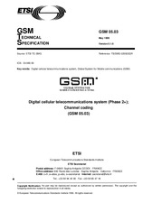 Náhled ETSI GTS GSM 05.03-V5.1.0 30.5.1996