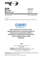 ETSI GTS GSM 09.03-V5.0.0 15.12.1996