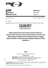 Norma ETSI GTS GSM 09.07-V5.0.0 15.2.1996 náhled