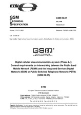 Náhled ETSI GTS GSM 09.07-V5.2.0 31.7.1996