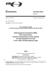 ETSI I-ETS 300440-ed.1/Cor.1 30.4.1996