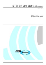 Náhled ETSI SR 001262-V2.0.0 9.7.2004