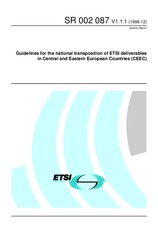 Náhled ETSI SR 002087-V1.1.1 10.12.1998