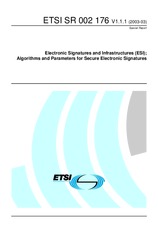ETSI SR 002176-V1.1.1 28.3.2003