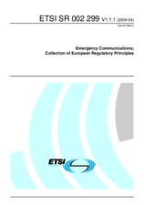 Norma ETSI SR 002299-V1.1.1 15.4.2004 náhled