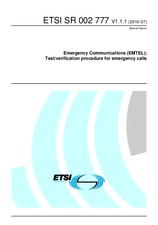 Norma ETSI SR 002777-V1.1.1 2.7.2010 náhled