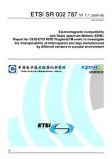 Náhled ETSI SR 002787-V1.1.1 19.8.2009