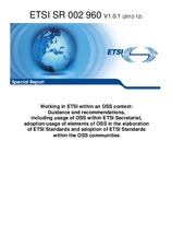 Norma ETSI SR 002960-V1.0.1 5.12.2012 náhled