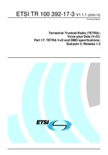 ETSI TR 100392-17-3-V1.1.1 15.12.2005