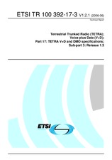 ETSI TR 100392-17-3-V1.2.1 15.6.2006