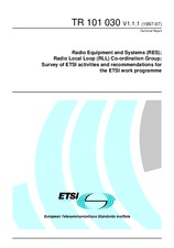 Náhled ETSI TR 101030-V1.1.1 30.7.1997
