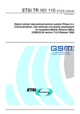ETSI TR 101110-V7.0.0 13.8.1999