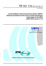 Náhled ETSI TR 101112-V3.1.0 30.11.1997