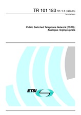 ETSI TR 101183-V1.1.1 31.5.1998