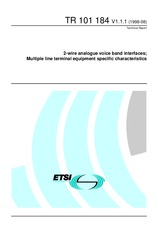 Náhled ETSI TR 101184-V1.1.1 31.7.1998