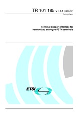 Náhled ETSI TR 101185-V1.1.1 1.12.1998